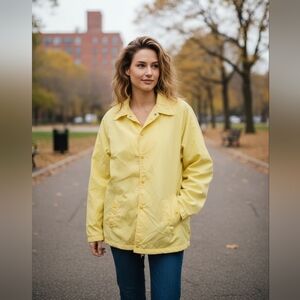 80s Single Stitch Yellow Women's Jacket Sz L/XL